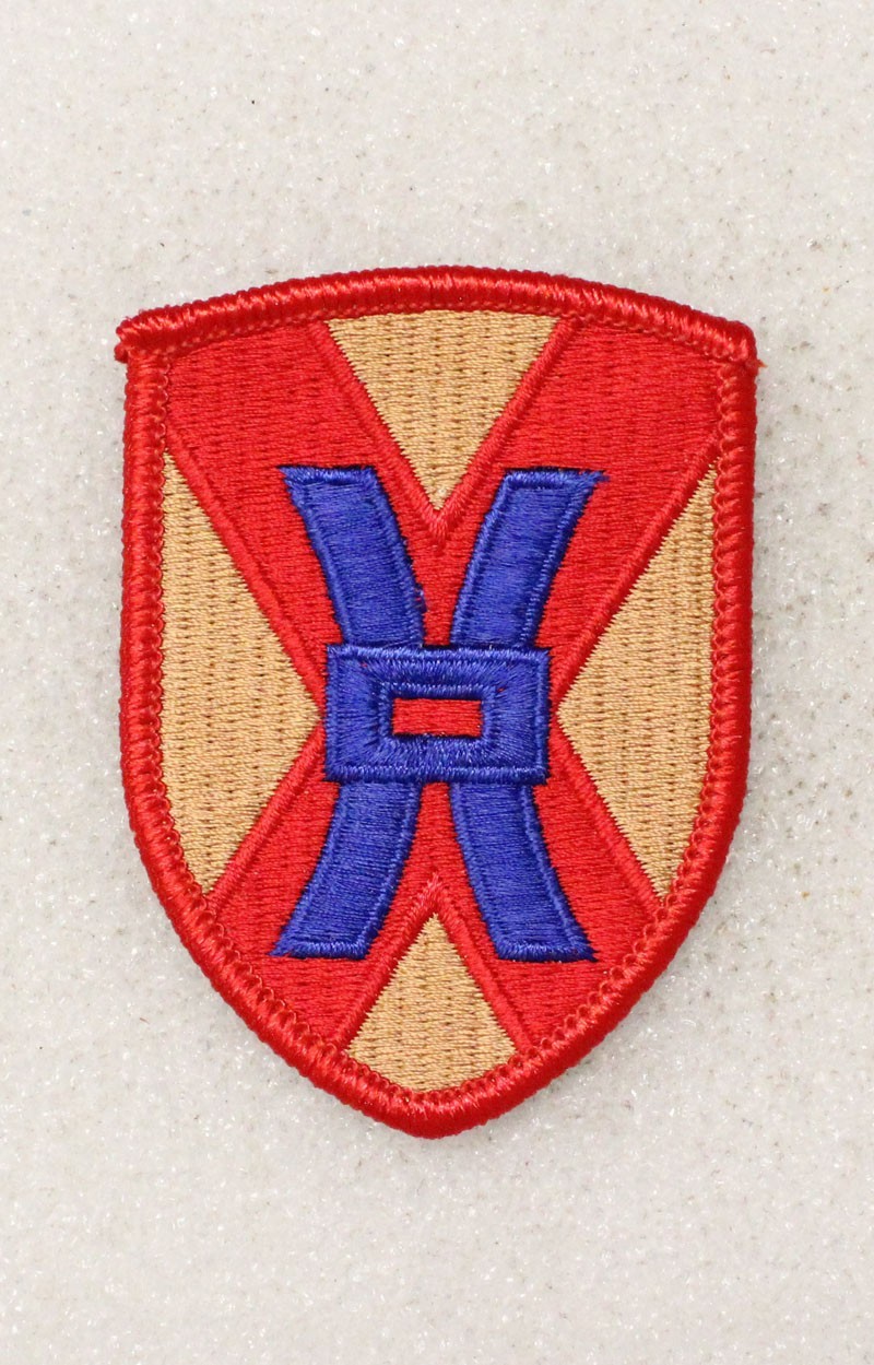 Army patch 5420 - 135th Sustainment Command w/merrowed edge