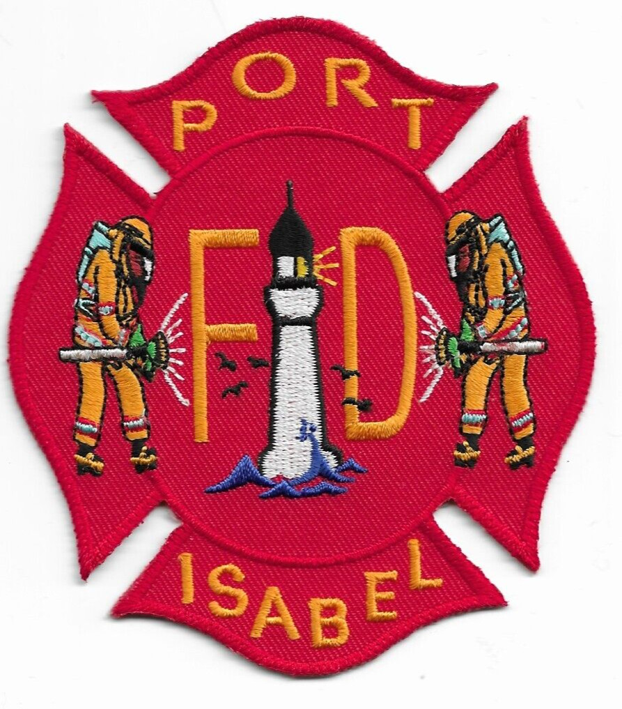 Port Isabel  Fire Dept., Texas (3.5" x 4" size) fire patch