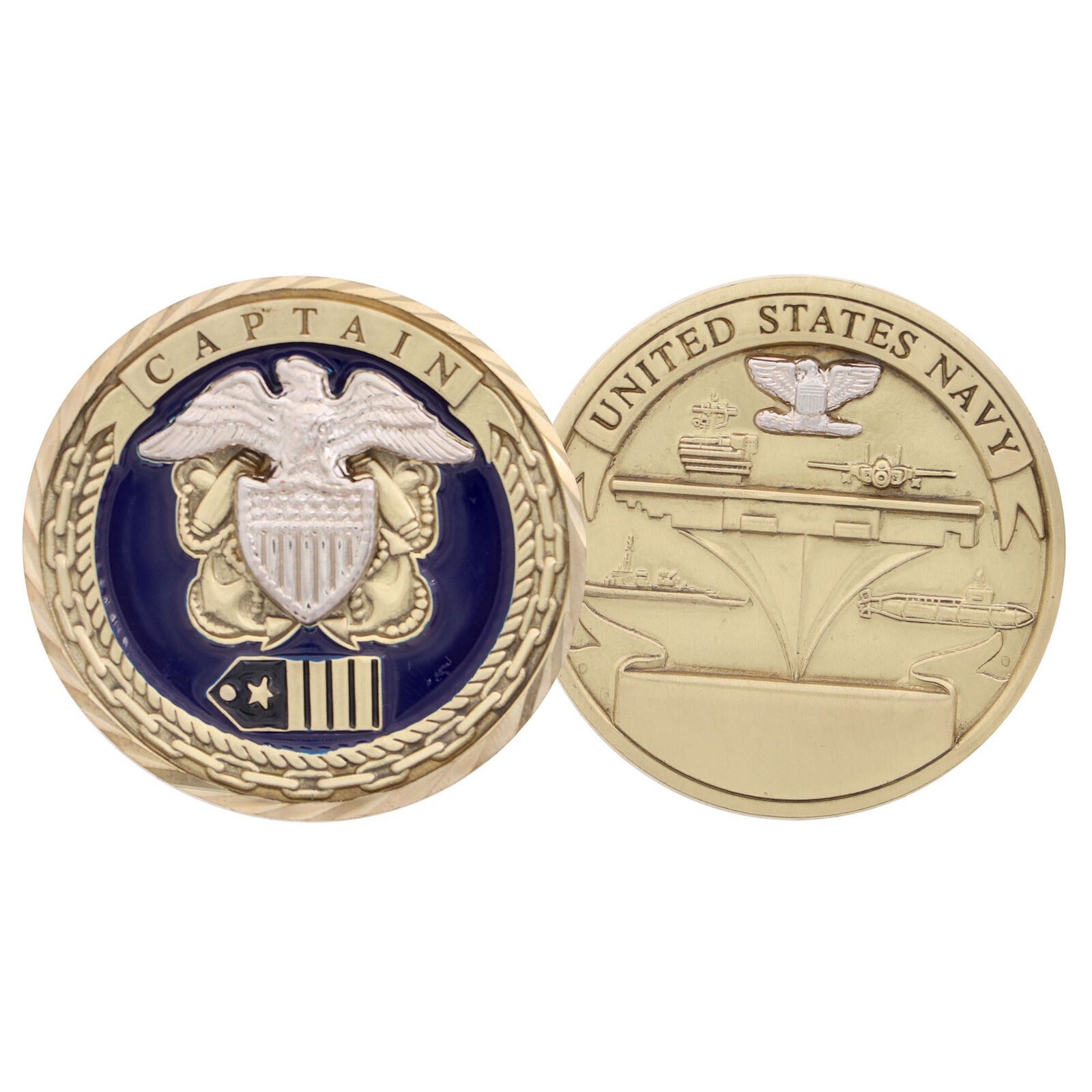 US Navy Captain Rank Challenge Coin CC-437
