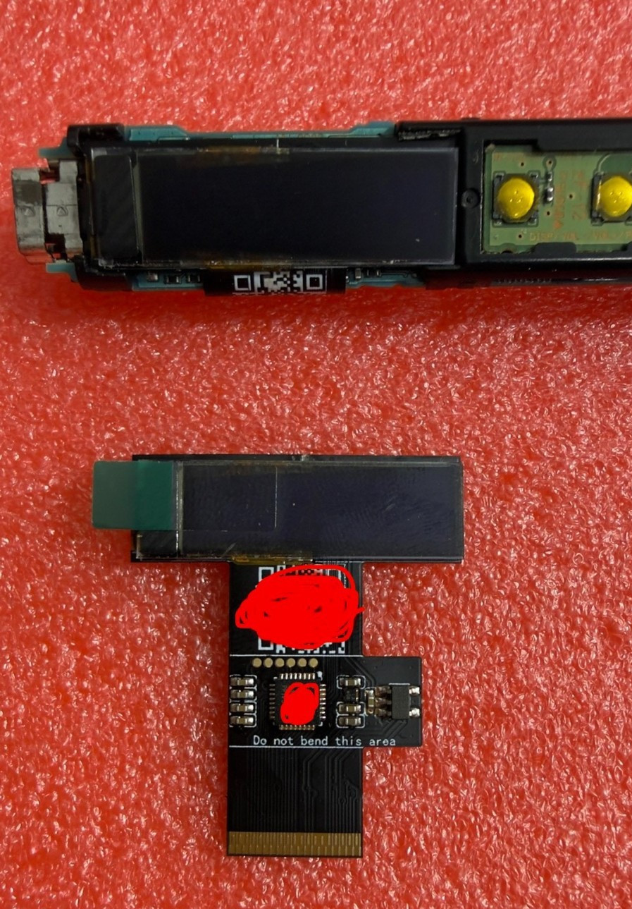 White OLED Display new replacement screen for Sony S202F / S203F / S205F ！