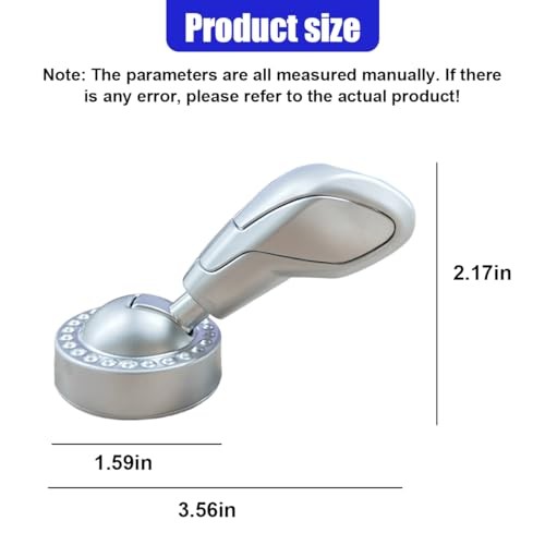 Ball-bar Car Push Starter Button Cover, Alloy Auto Engine Ignition Sliver