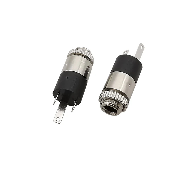 10Pcs PJ-392 3.5Mm Audio Jack Socket 3 Pin Pole Stereo Soldering Type Nut Panel