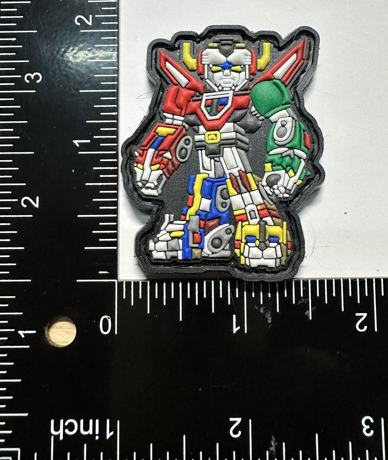 Voltron pvc rubber morale ranger eye patch Edc