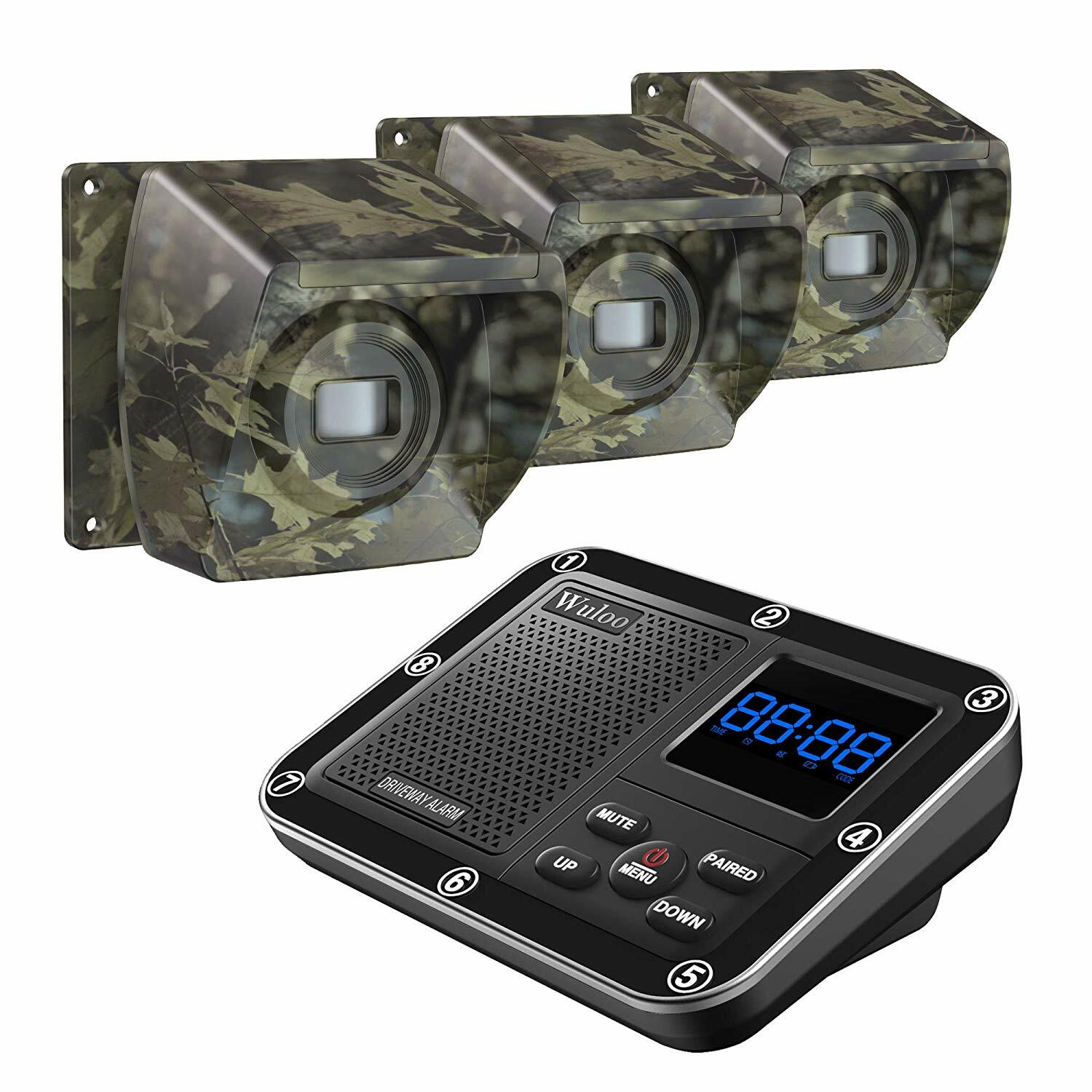 Driveway Alarm Wireless 500m Long Range Motion Sensor for Home & Garden Security