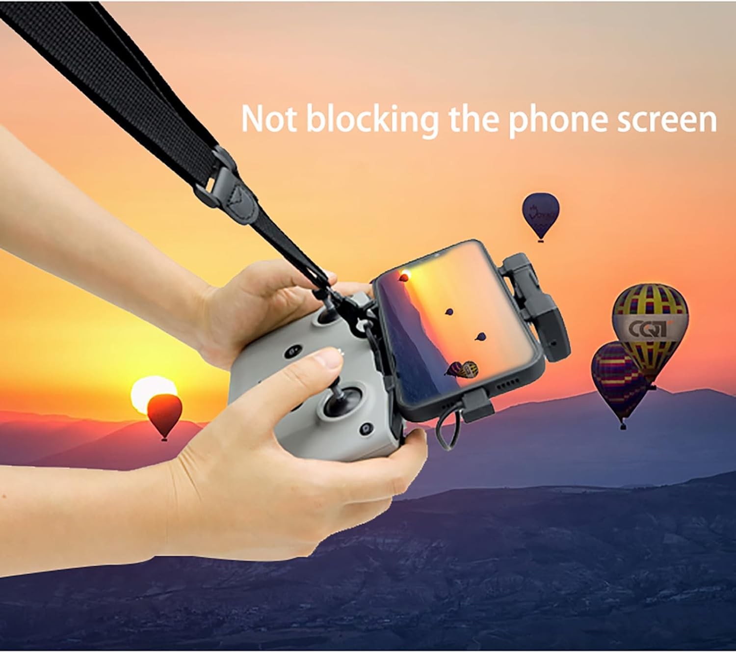 LICHIFIT Neck Strap Decompression Massage Lanyard for DJI RC-N1 / RC-N2 -...