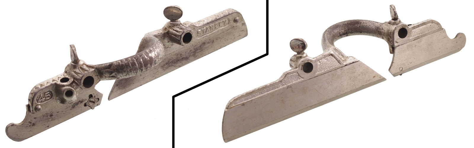 Orig. Stanley No. 45 Sliding Section for No. 45 Plane  - Type 8 - mjdtoolparts
