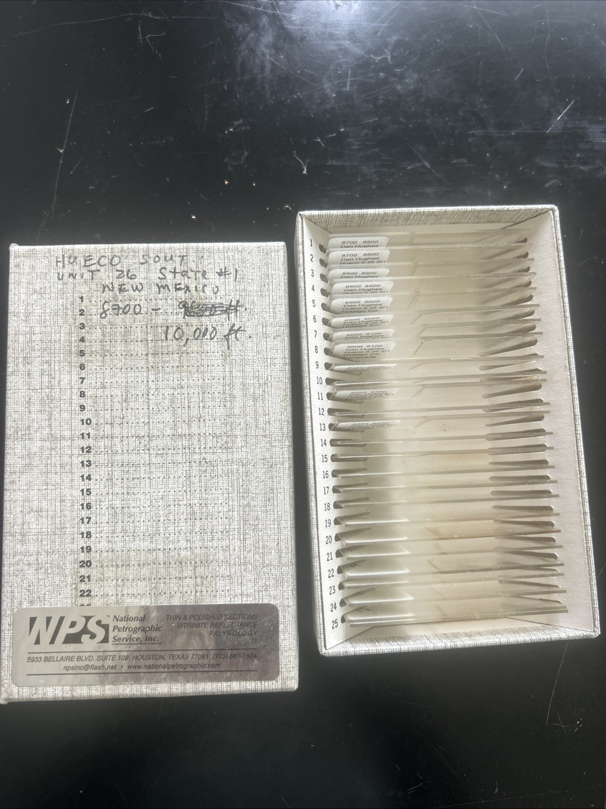 26 New Mexico Microscope Slides