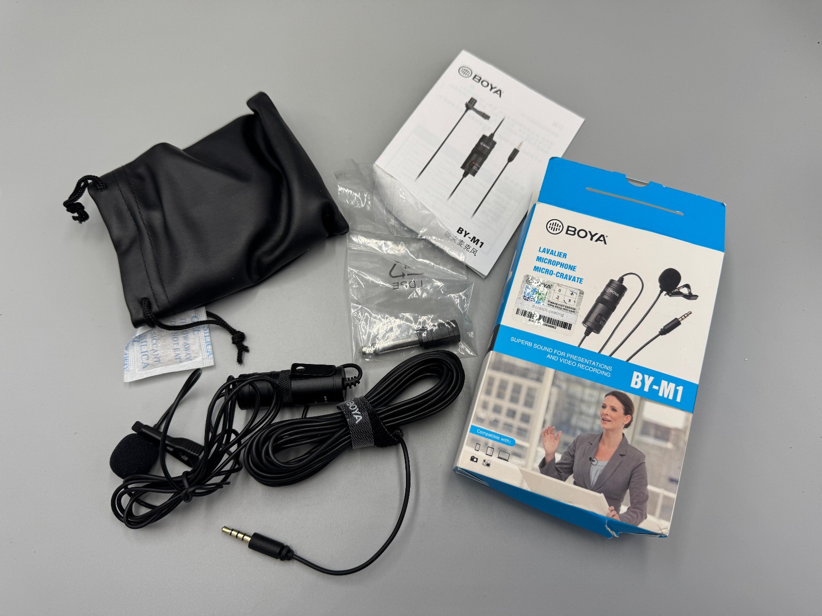 BOYA BY-M1 Lavalier Microphone for Smartphones Canon Nikon DSLR Cameras