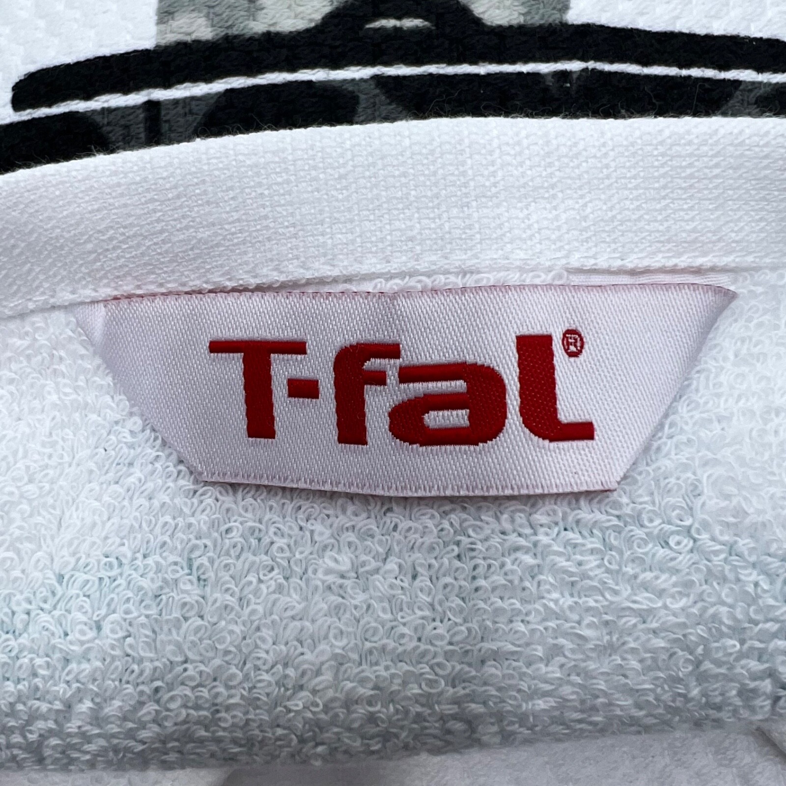 T-Fal White Pots and Pans Cotton Kitchen Towel 15” X 26” Absorbent Durable