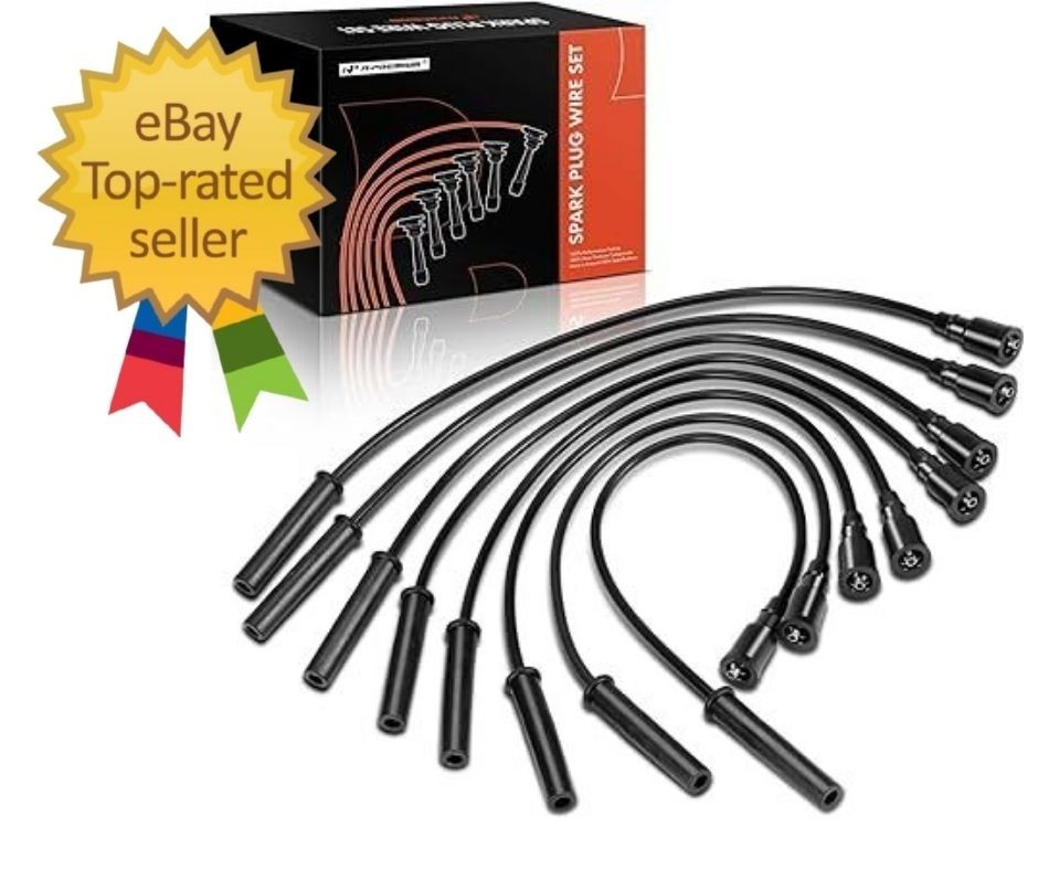 A-Premium Ignition Spark Plug Wires Set of 8 Compatible with Ford F... Fast Ship