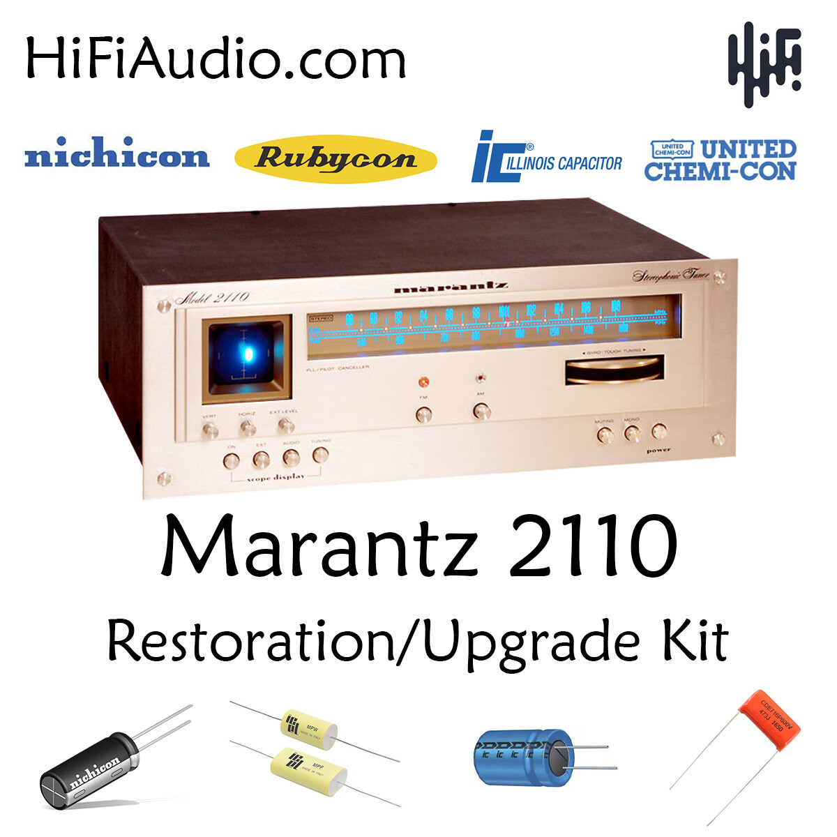 Marantz 2110 tuner rebuild restoration recap service kit repair capacitor