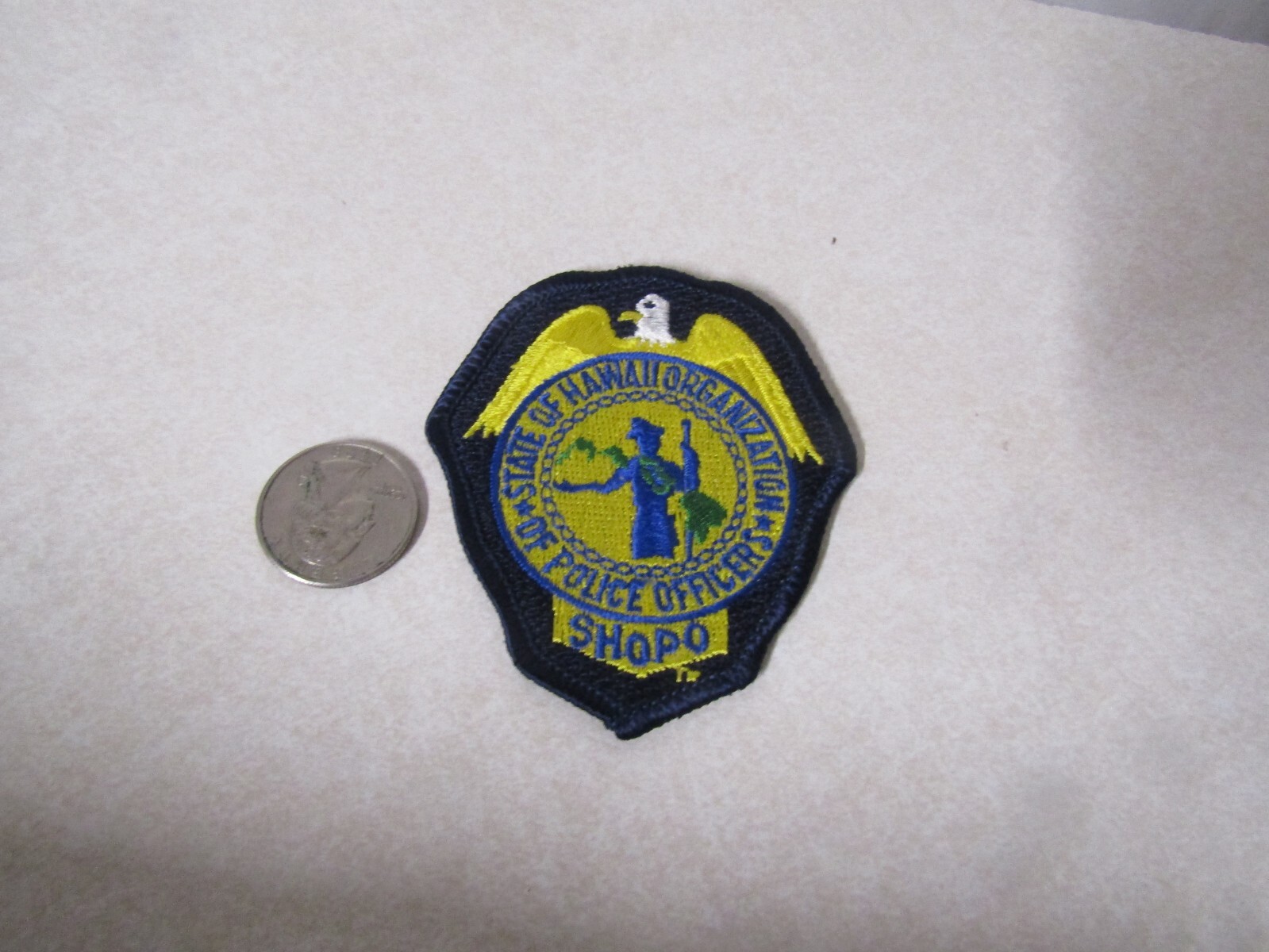 PATCH LAW ENFORCEMENT HAWAII STATE OF ORGANIZATION OF POLICE OFFICERS SHOPO