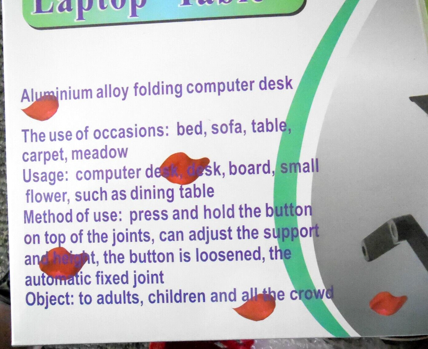 Multifunctional Laptop Table