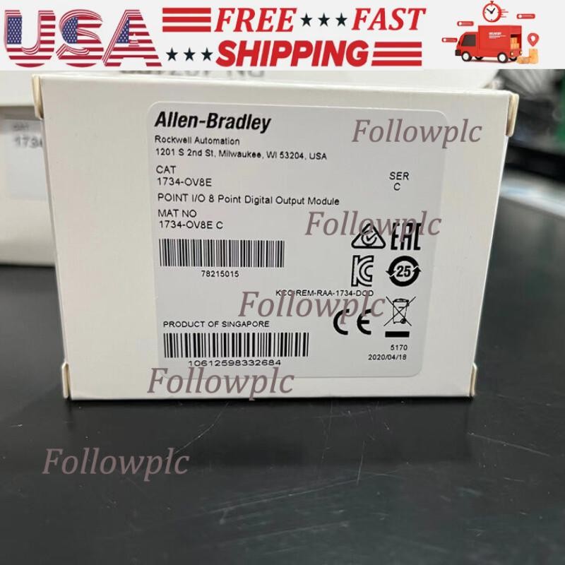 1734-OV8E POINT I/O 8 Point Digital Output Module Brand AB  US Free Tax