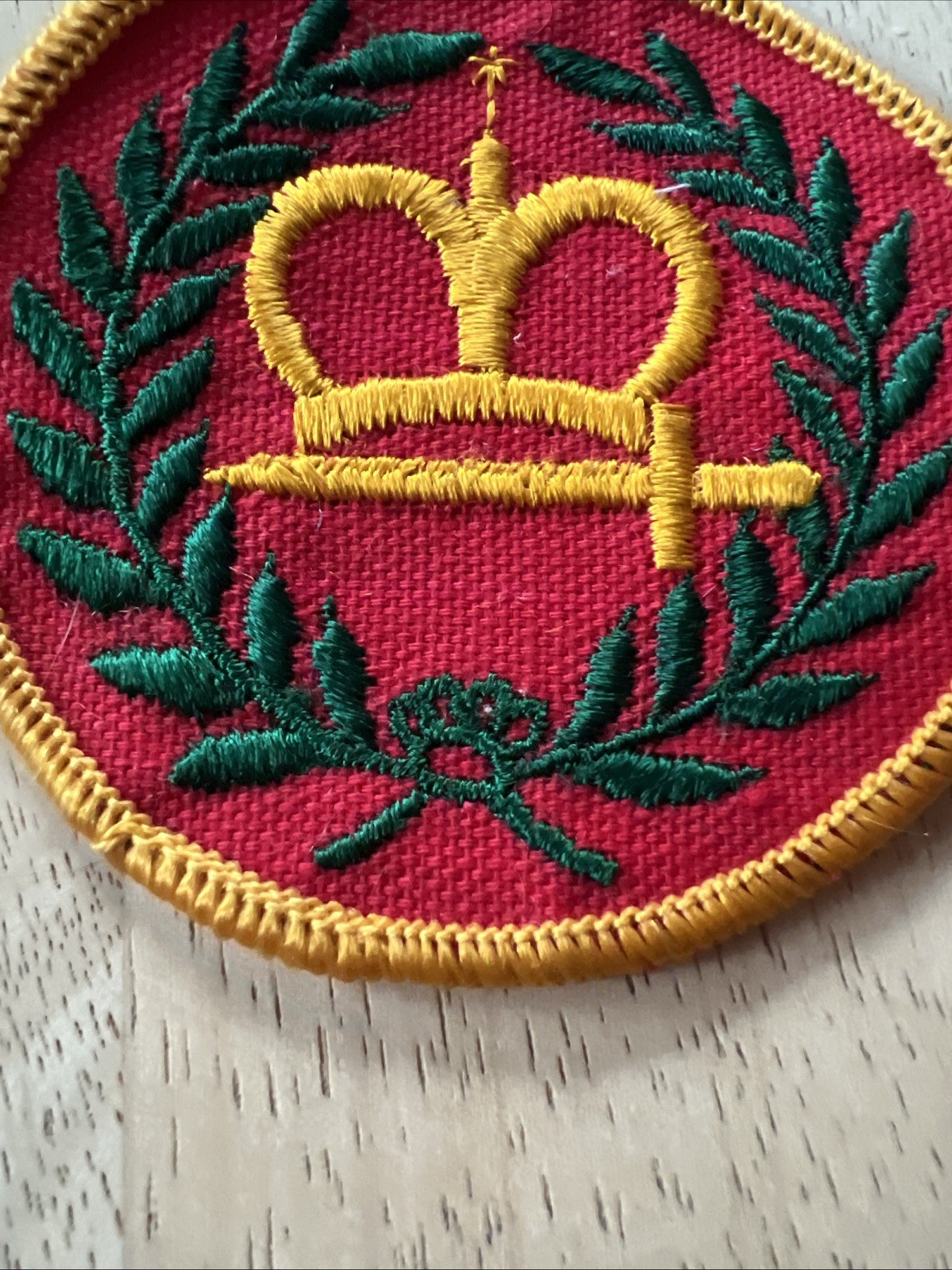 Vintage Warrant Officer Class 2 (WO2) rank Patch