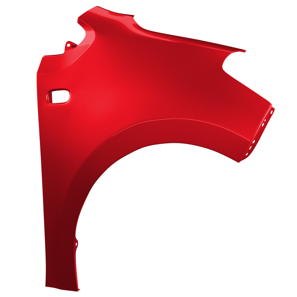 Fender for VW Up! LY3D Right Red 2012-2016 Front Painted New