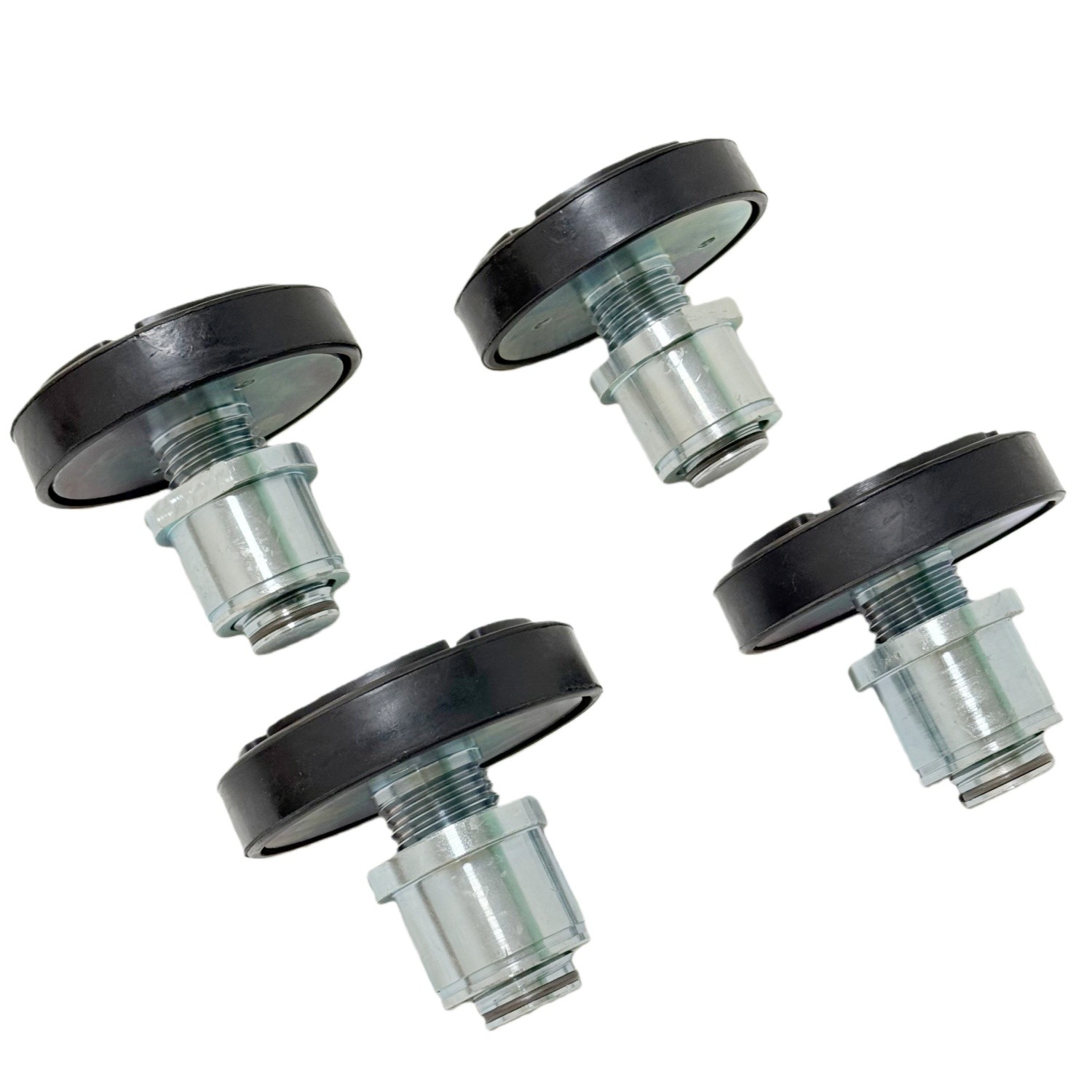 4Pc 50mm Car Lift Rubber Tray Heightening Feet Plus High Leg Pads Shaft Diameter