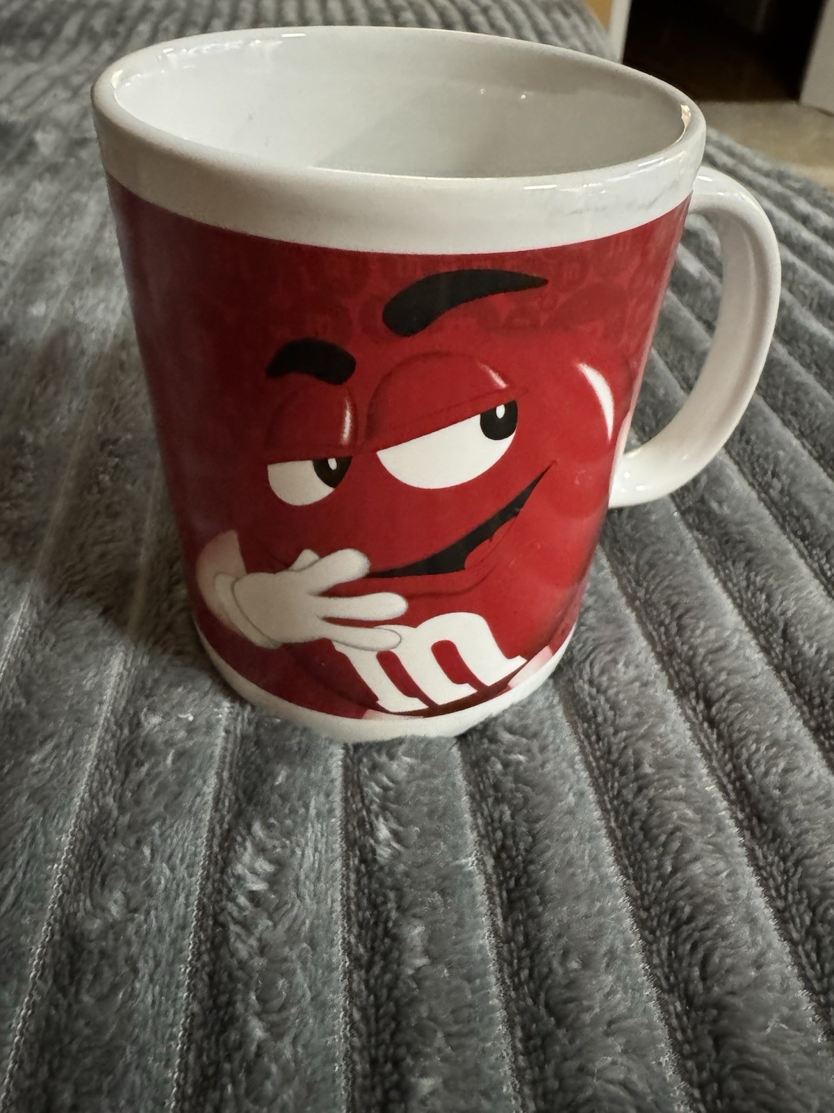 2015 Red & Yellow M&Ms 12 fl. oz. Coffee Mug Cup By Megatoys Mars M&M Candy