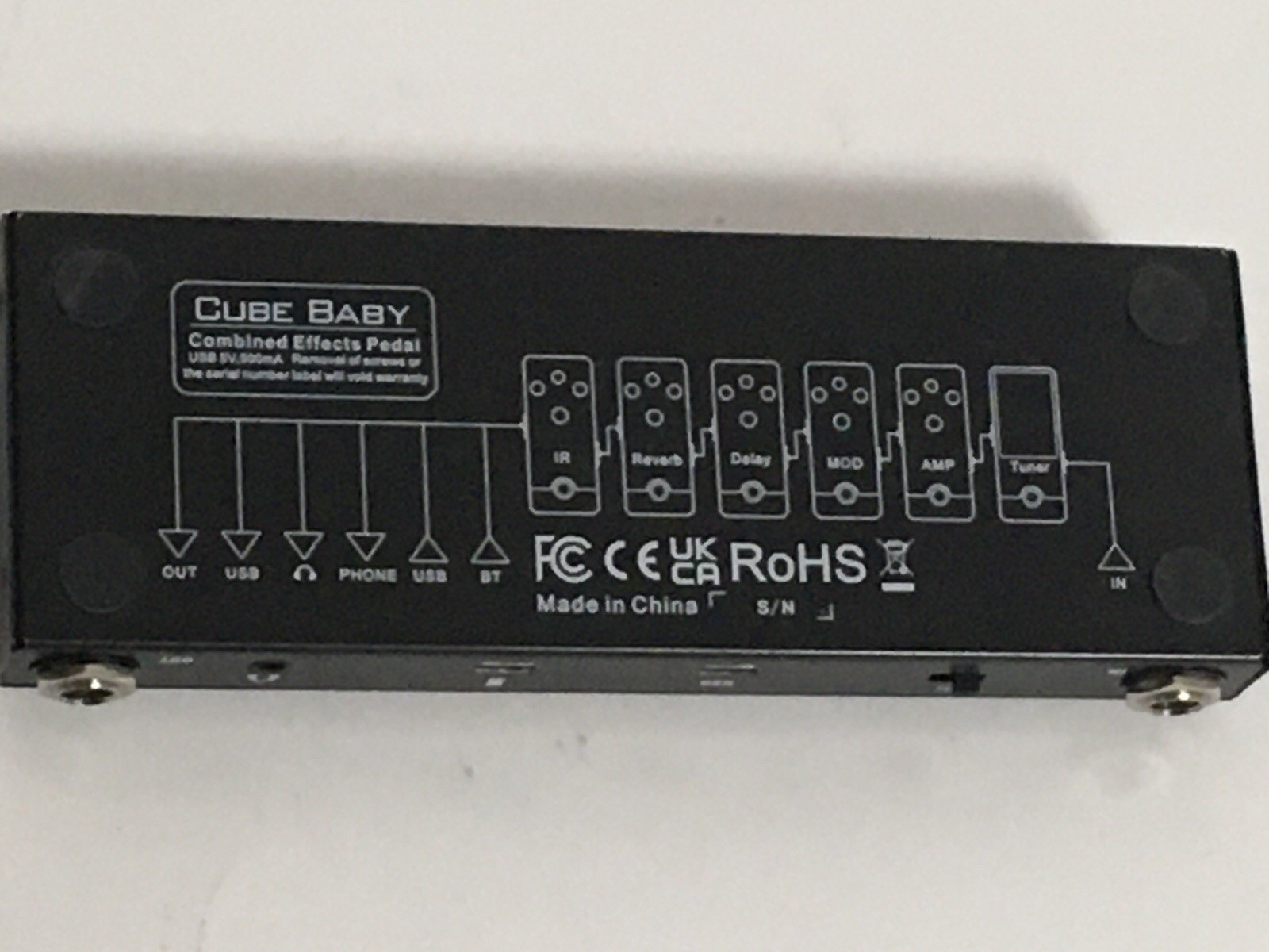 M-VAVE Cube Baby Guitar Multi Effect Pedal