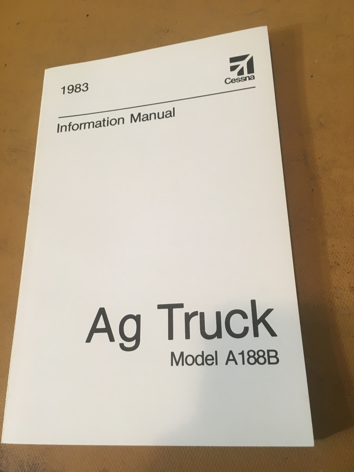 1983 Cessna A188B Ag Truck Pilot's Information Manual