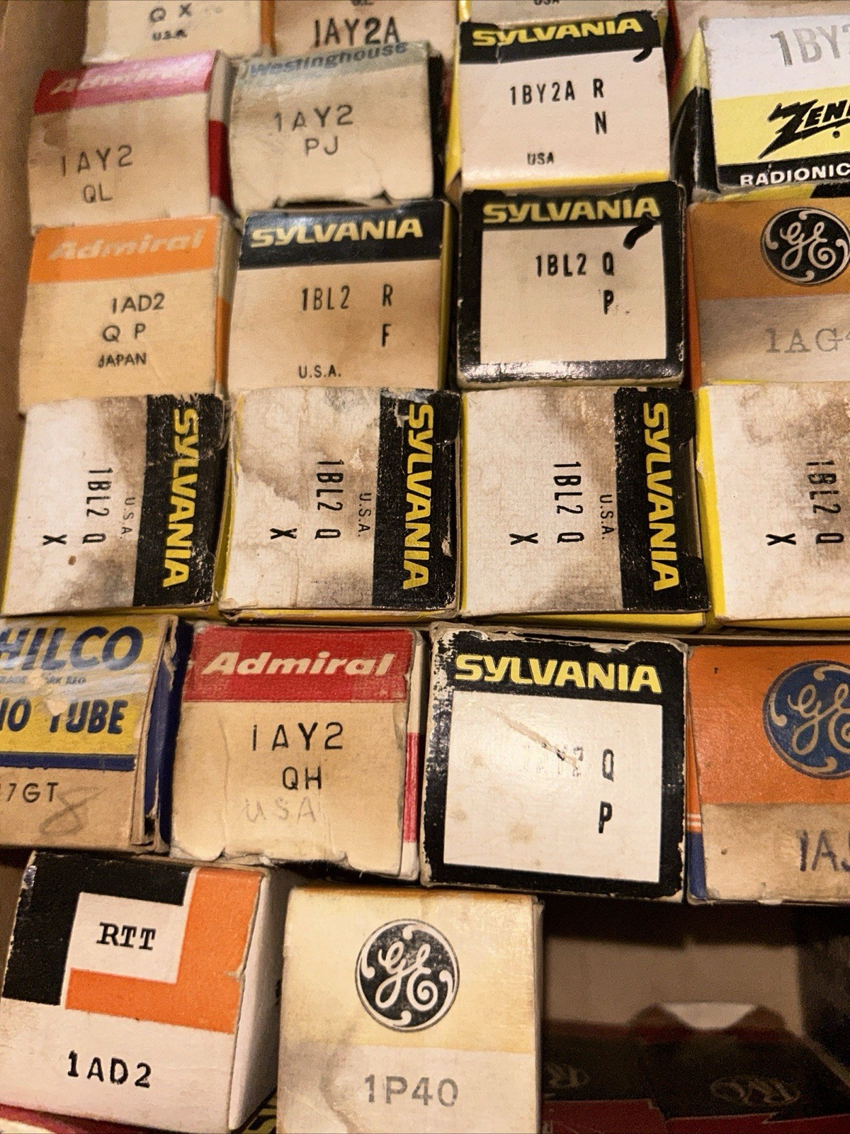 Vacuum Tube Grab Bag! Vintage Lot of ( 100 ) Vacuum Tubes STEAM PUNK ART