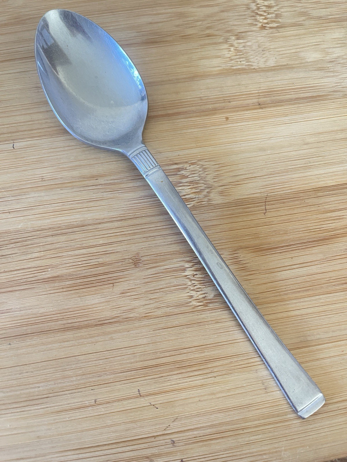 Stainless Japan DORIC Band Tip Vertical Bands Heel PLACE SOUP SPOON 7 3/8"