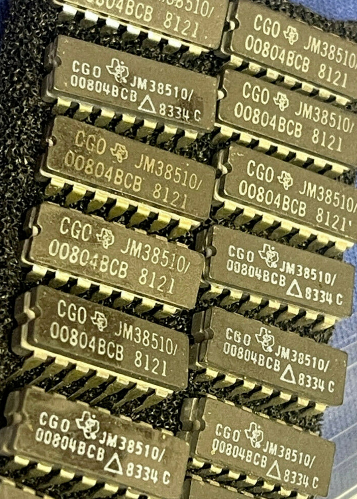 JM38510/00804BCB TI 5417J VINTAGE 1981/83 14-Pin CERDIP Rare! LAST ONES QTY-1