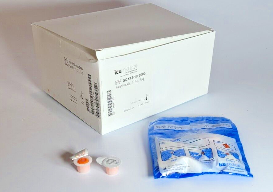 ICUMEDICAL Swabcap SCXT3-10-2000 Exp. Date 08/2026 - Quantity Of 250