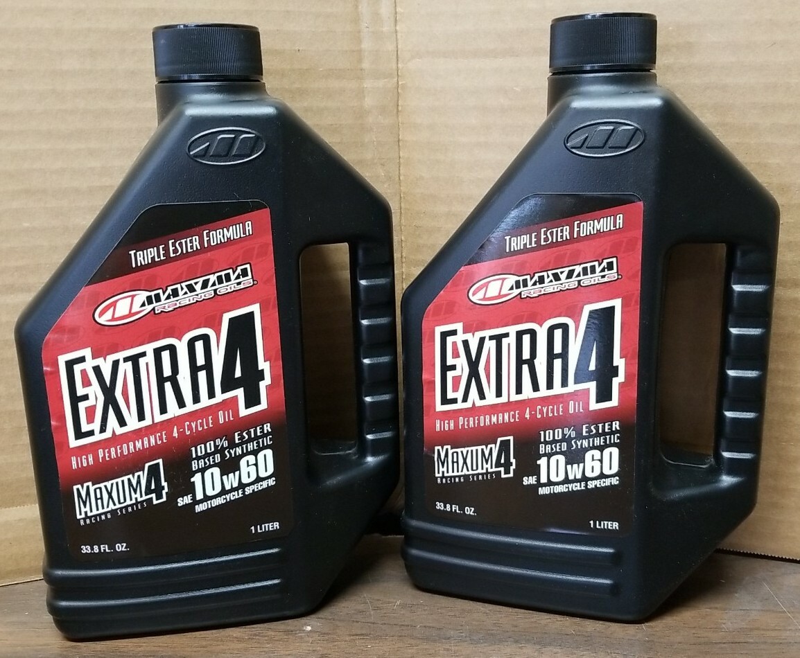Qty. of 2 MAXIMA Racing Oils Extra 4 10W60 30-30901 (2 Quarts) Maxum4 Summer Oil