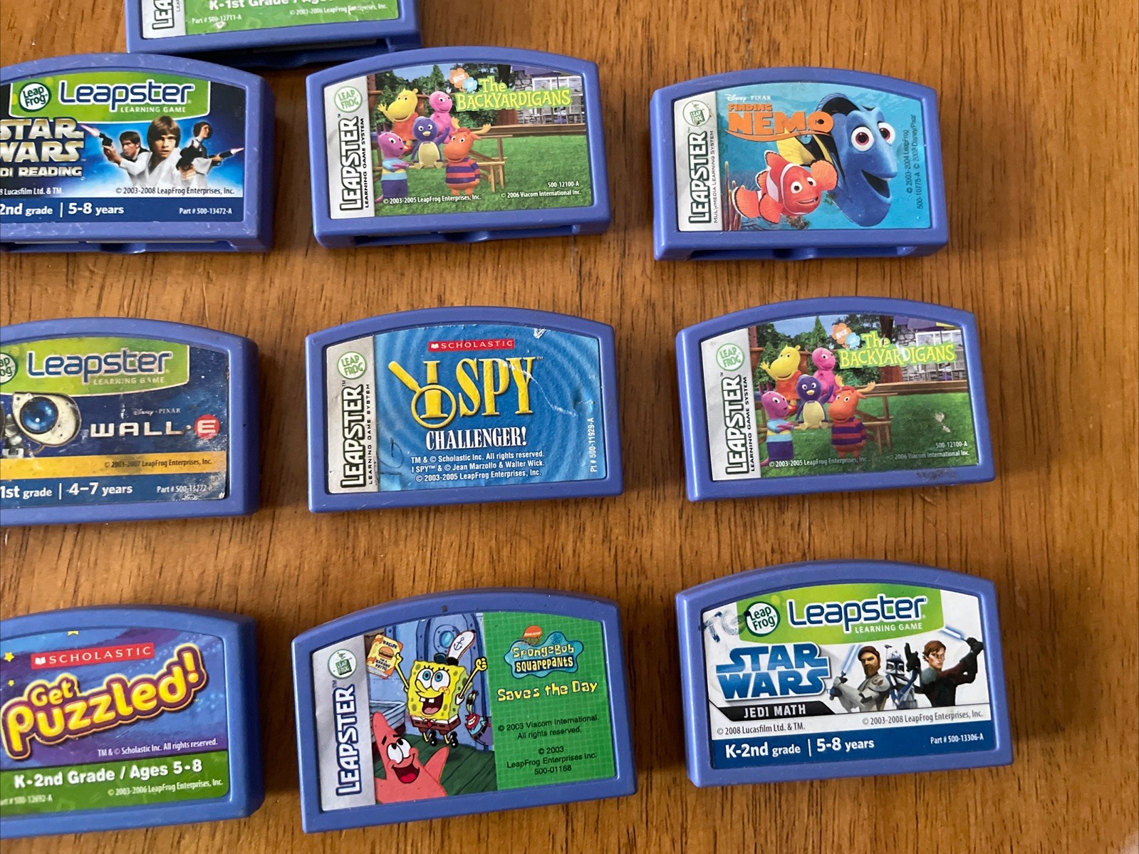 Leap Frog Leapfrog Leapster Game Cartridges Lot 13