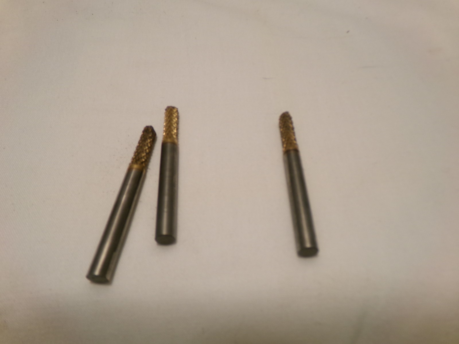 3 Solid Carbide Fiber Glass Router Bits 1/4" USA