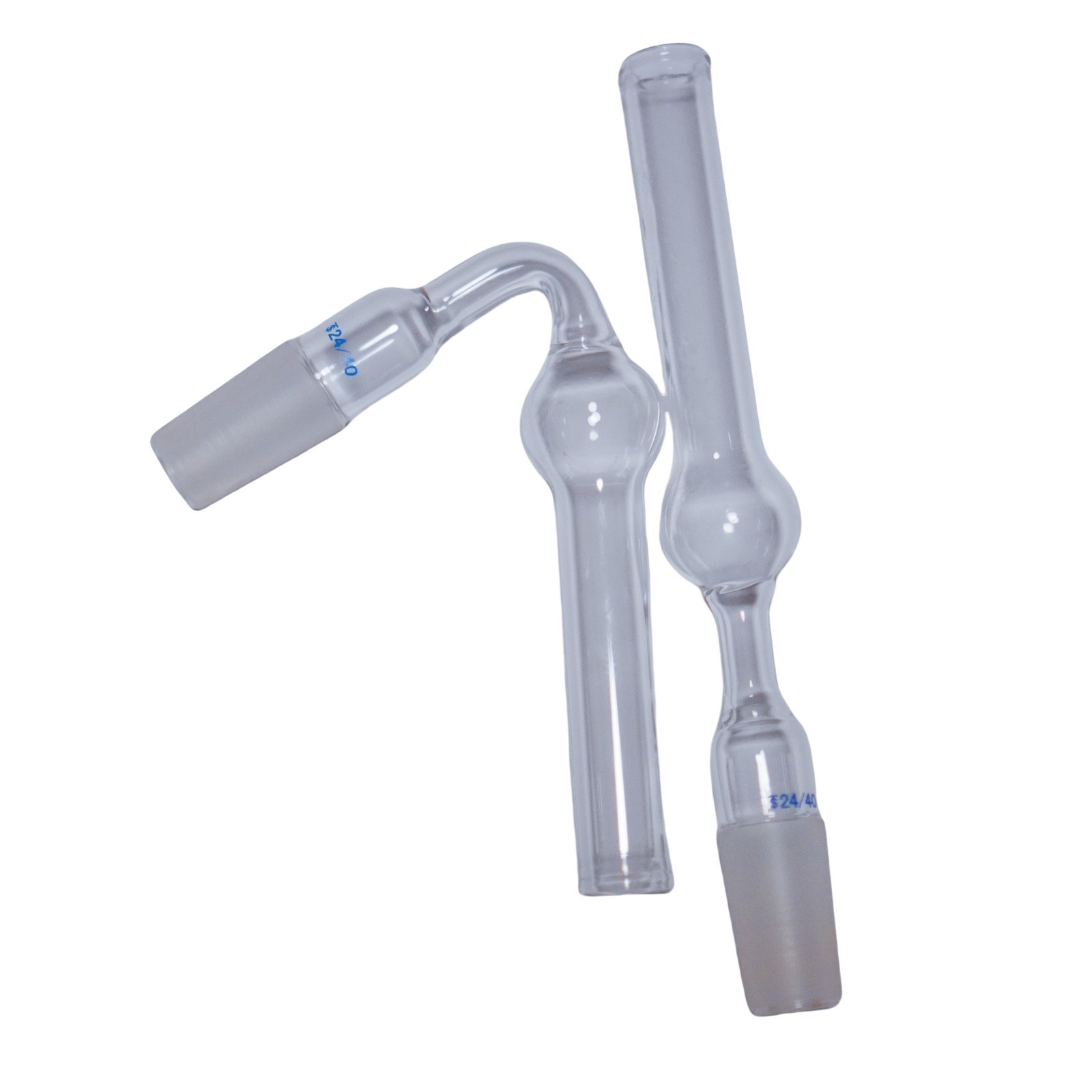 Laboratory glass drying tube straight type bent type 24/40 lab glassware