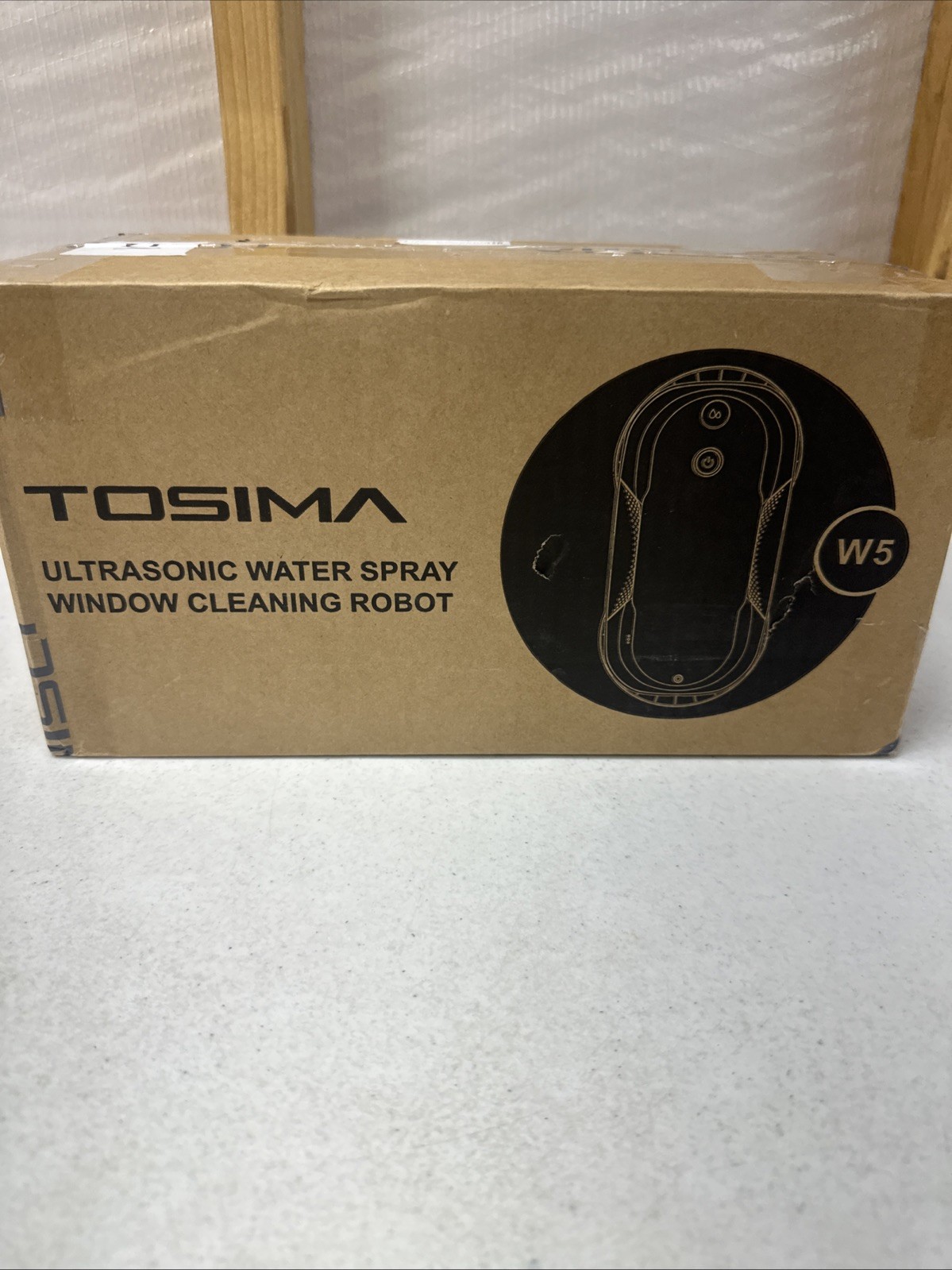 Tosima W5 Window Cleaning Robot, Dual Direction Auto-Spray Smart Window Cleaner
