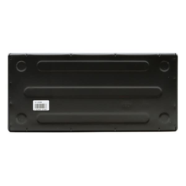 Black Portable Tool Box Durable Compact Storage with 8 Compartments and Dividers
