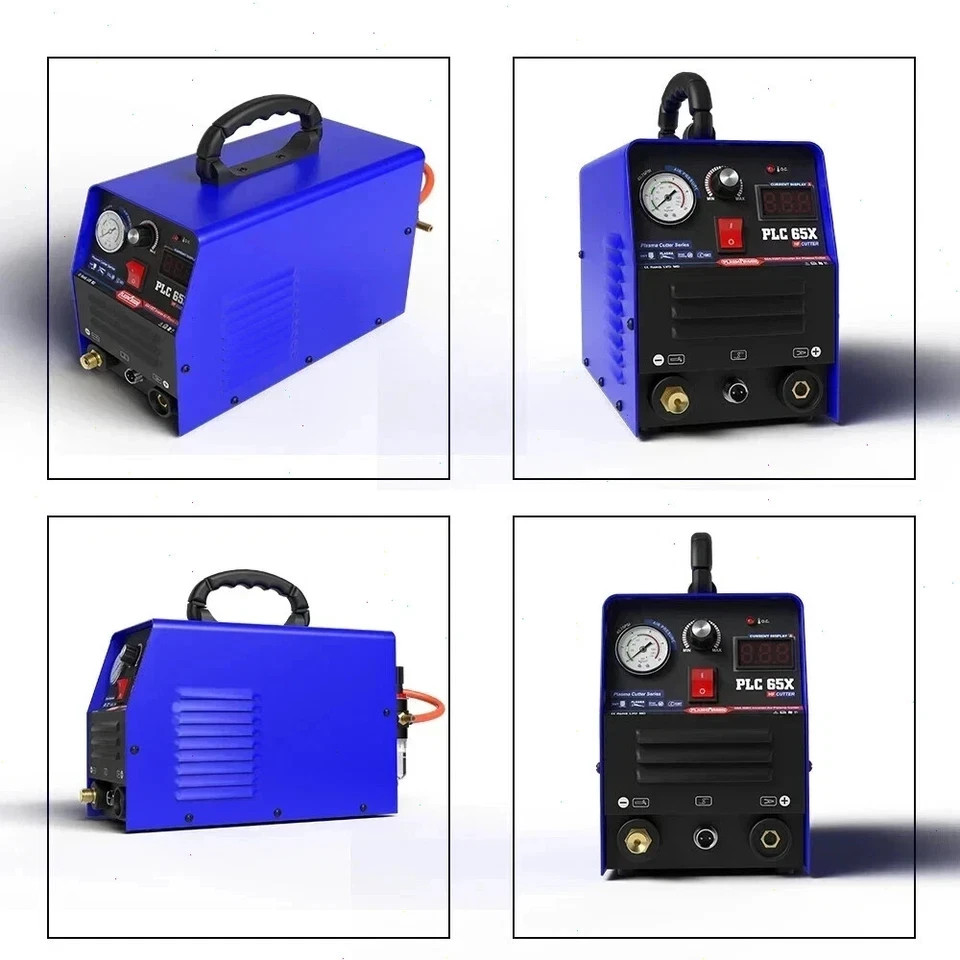 PLC65X 110V/220V 65A Plasma Cutter Machine Pilot Arc IGBT Inverter LED Display
