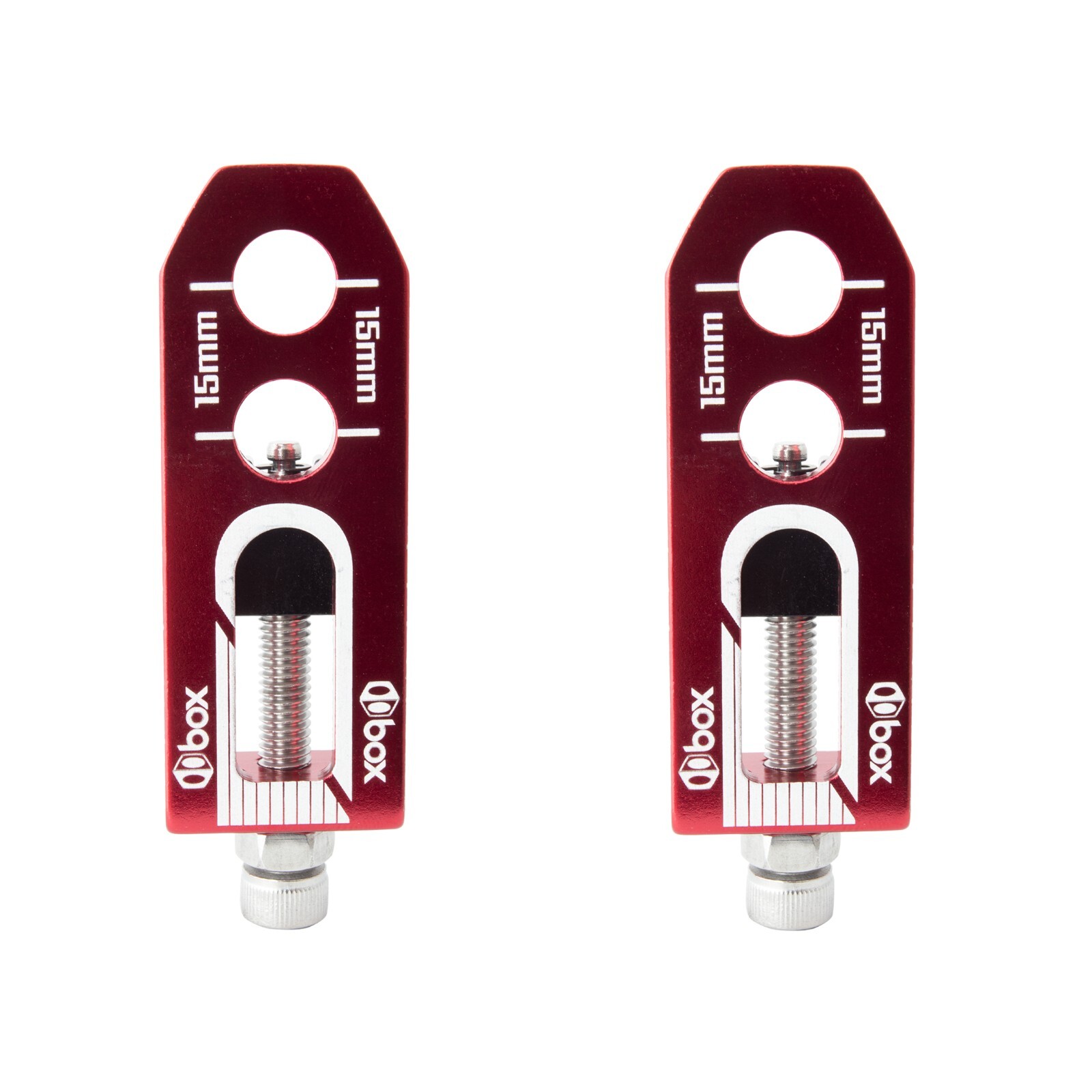 BOX ONE Chain Tensioners BMX PAIR RED