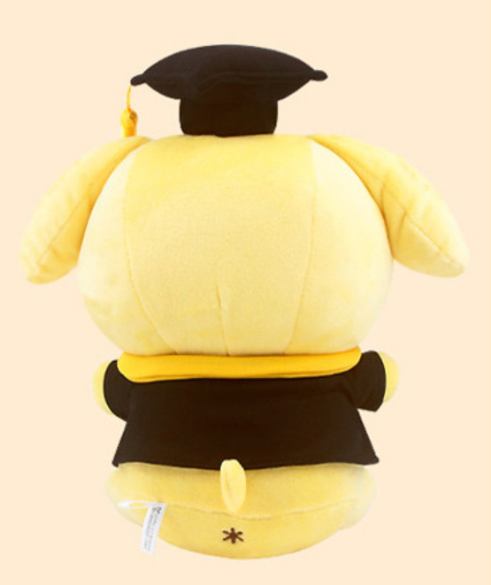 Sanrio Characters Official Plush Doll Series Graduation Pompompurin 10" Stuffed