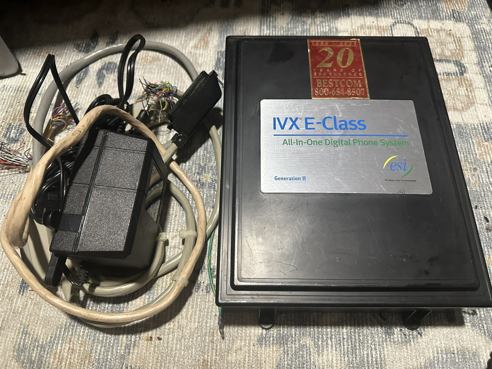ESI IVX S-CLASS ALL IN ONE DIGITAL PHONE SYSTEM Untested No Power Supply