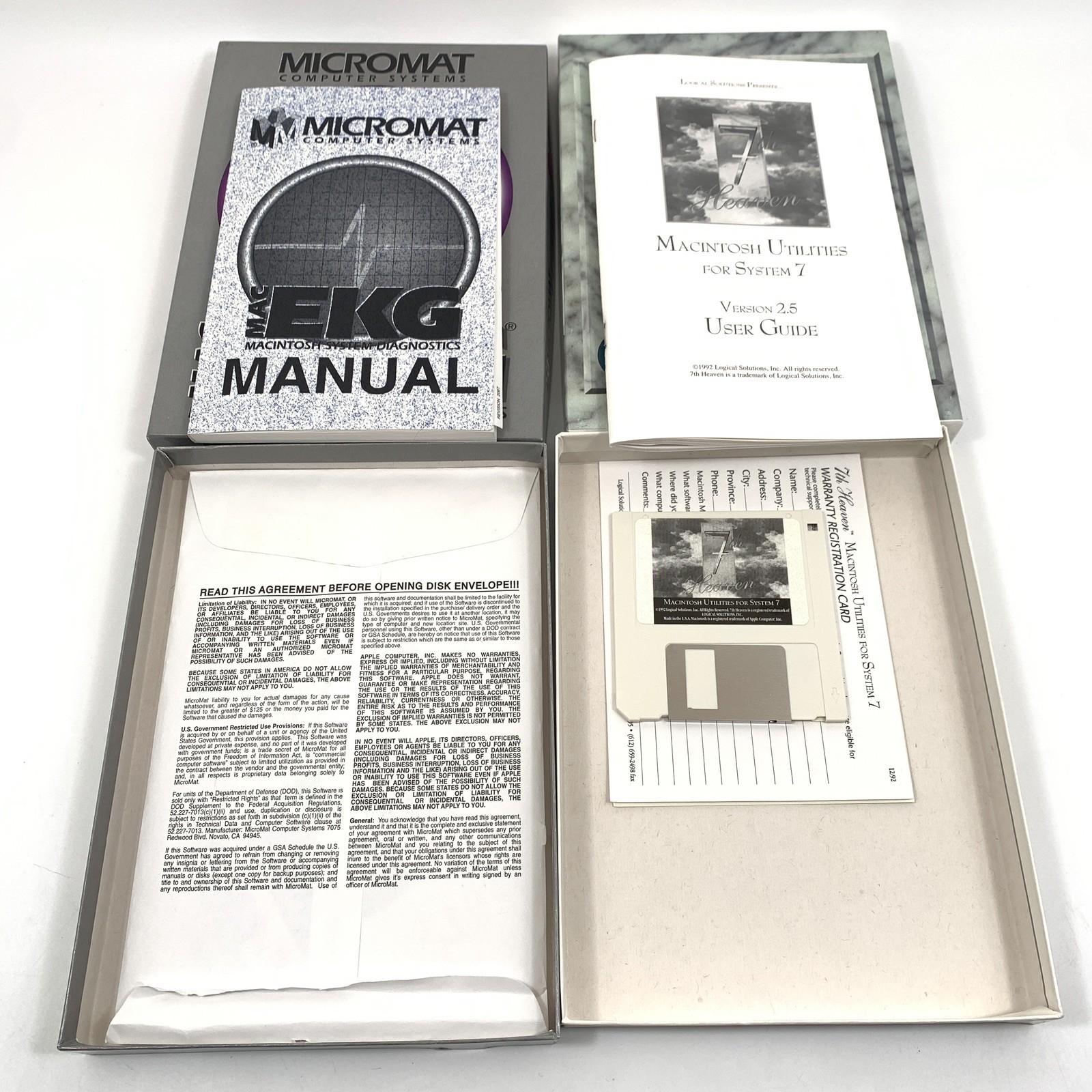 Micromat MAC EKG Macintosh System Diagnostics & Macintosh Utilities For System 7