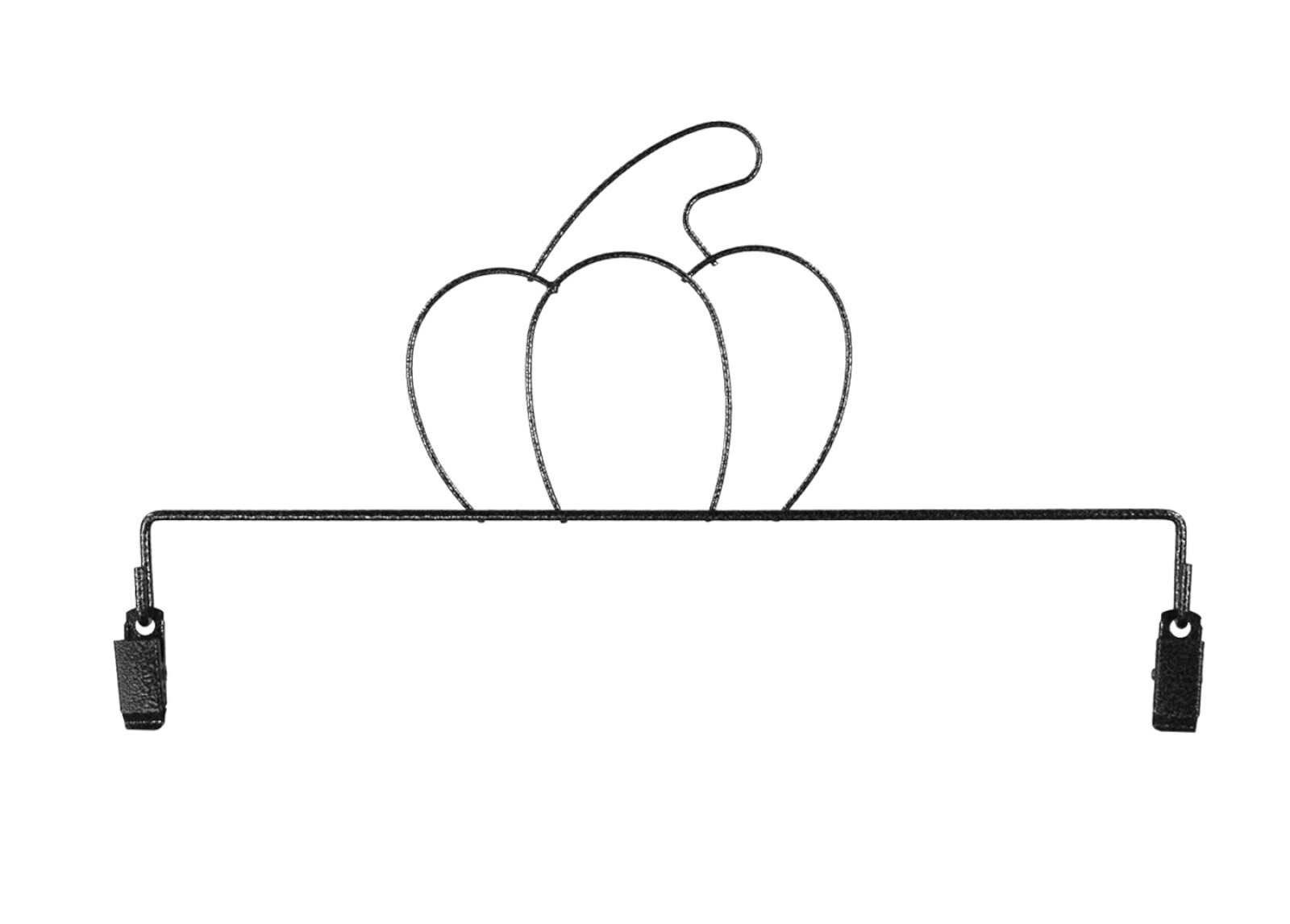 Classic Motifs 8 Inch Pumpkin Craft Hanger With Holding Clips