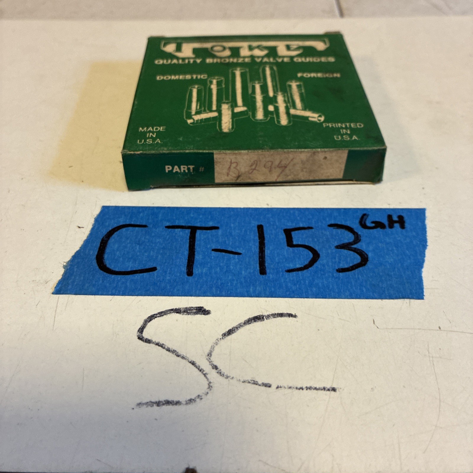 Toke Guide Intake Valve (Sold Individually) B294 Durable High Quality NOS Part