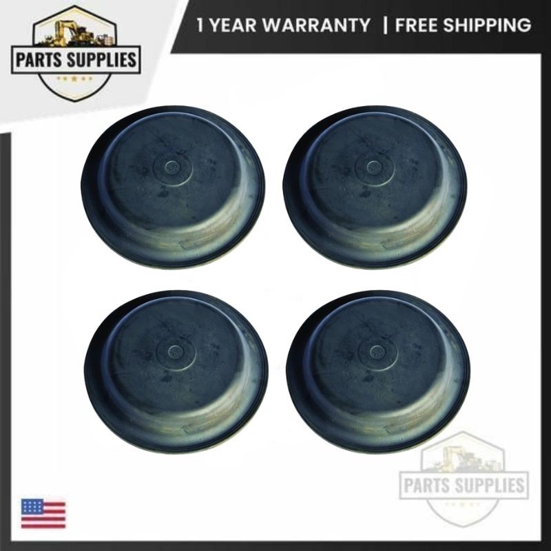 236668 Set of 4 Type 30 Brake Chamber Diaphragm 7 7/8" OD S-Cam Brake For Truck