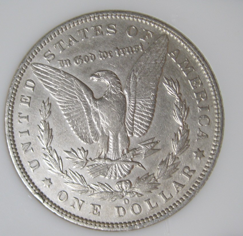 1896 O Morgan silver dollar- RARE, Circulated, Solid features, 5299