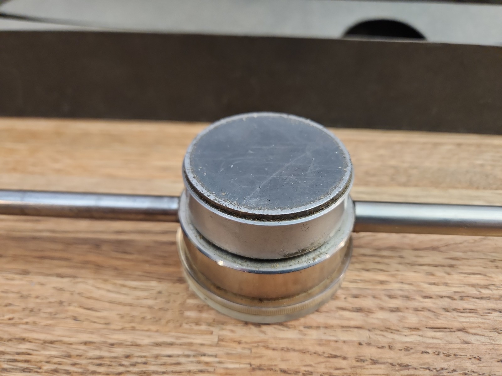 Kafer Long Range Dial Indicator, 0-4" Range, Magnetic Back Mount