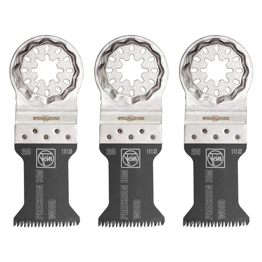 NEW Fein 63502205270 Precision Bim Wood Starlock Saw Blade 3PK ~ Free Ship.