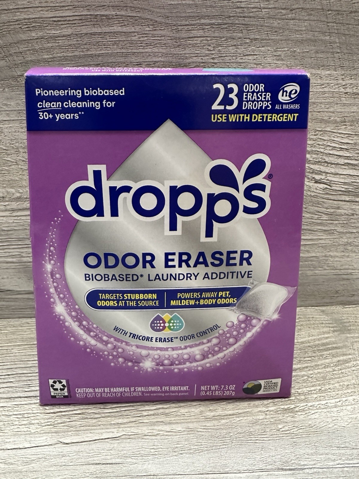Dropps Odor Eraser Laundry Additive Pods - Laundry Odor Remover 23 Count