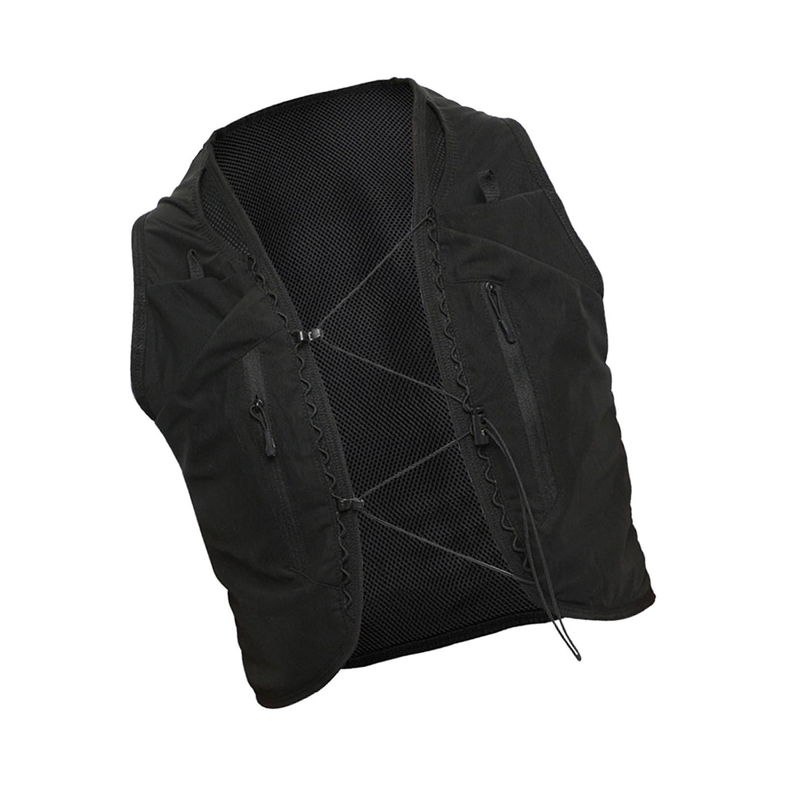 Hydration Vest 12L Capacity Running Backpack Multiple Front Pockets for Marathon