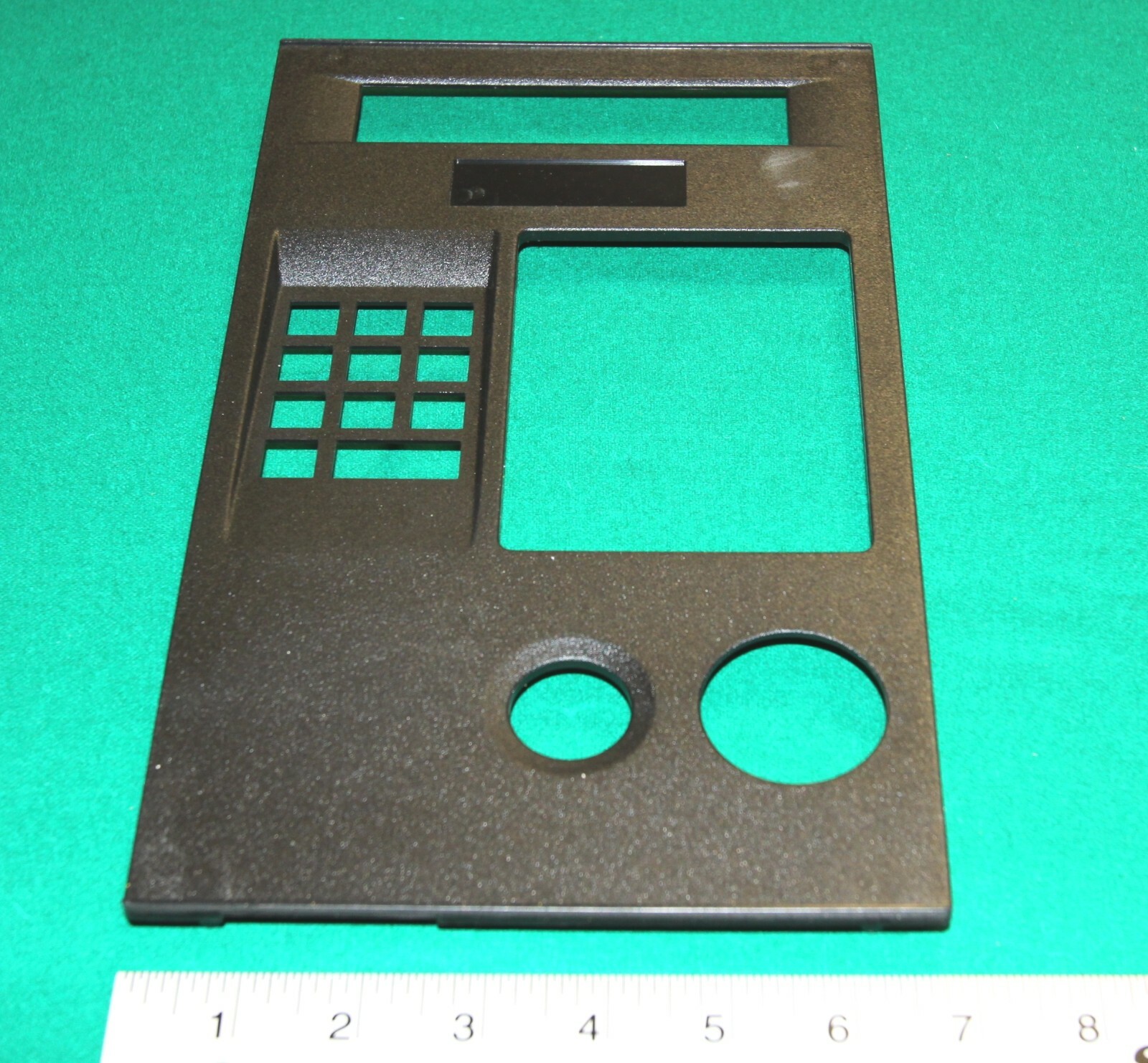 AP123 Automatic Products snack machine monetary plastic panel, part no. 440442