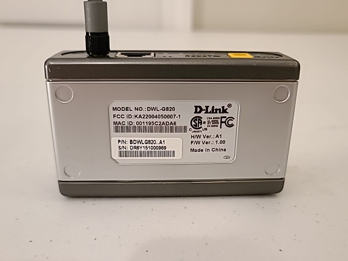 D-Link DWL-G820 Wireless 108G Gaming Adapter