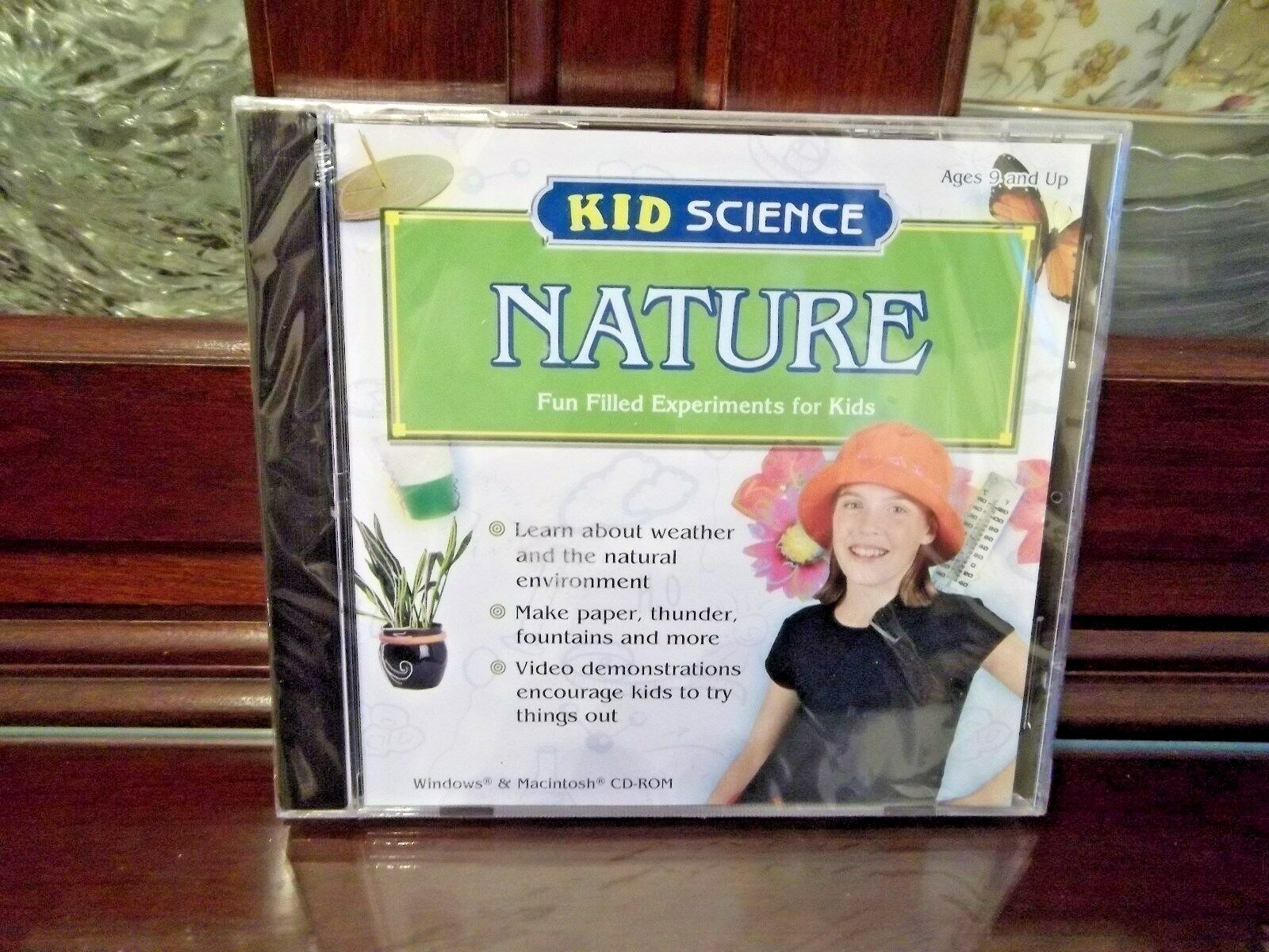 Kid Science Nature PC CD Fun Filled Experiments Kids 9 & Up Windows 98/ME/XP/Mac